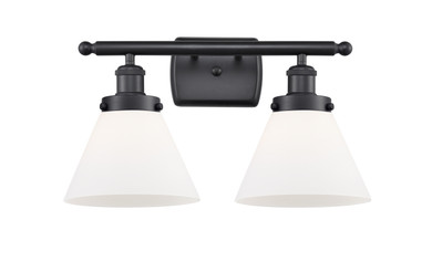 Bathroom Fixtures Two Lights by Innovations ( 405 | 916-2W-BK-G41-LED Ballston Urban ) 