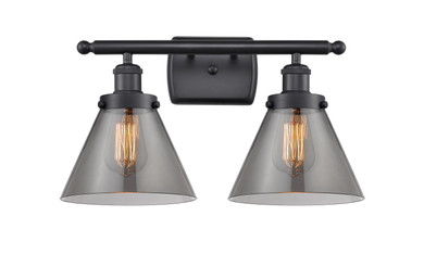 Bathroom Fixtures Two Lights by Innovations ( 405 | 916-2W-BK-G43 Ballston Urban ) 