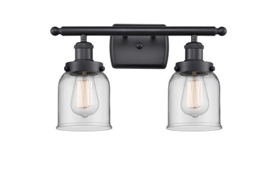 Bathroom Fixtures Two Lights by Innovations ( 405 | 916-2W-BK-G52-LED Ballston Urban ) 