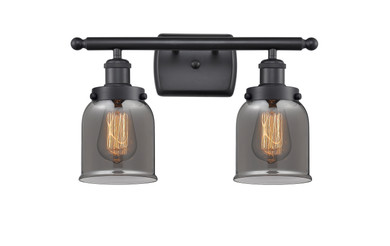 Bathroom Fixtures Two Lights by Innovations ( 405 | 916-2W-BK-G53 Ballston Urban ) 