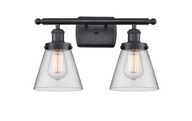 Bathroom Fixtures Two Lights by Innovations ( 405 | 916-2W-BK-G62-LED Ballston Urban ) 