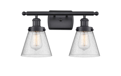 Bathroom Fixtures Two Lights by Innovations ( 405 | 916-2W-BK-G64 Ballston Urban ) 