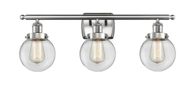 Bathroom Fixtures Three Lights by Innovations ( 405 | 916-3W-SN-G202-6 Ballston Urban ) 