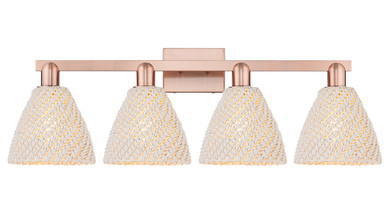 Bathroom Fixtures Four Lights by Innovations ( 405 | 716-4W-AC-NBD-75-NAT Arcadia ) 