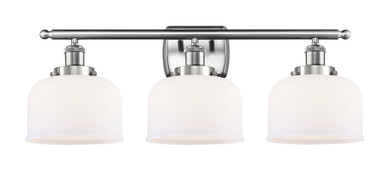 Bathroom Fixtures Three Lights by Innovations ( 405 | 916-3W-SN-G71-LED Ballston Urban ) 