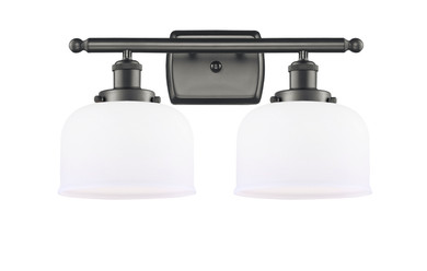 Bathroom Fixtures Two Lights by Innovations ( 405 | 916-2W-OB-G71-LED Ballston Urban ) 