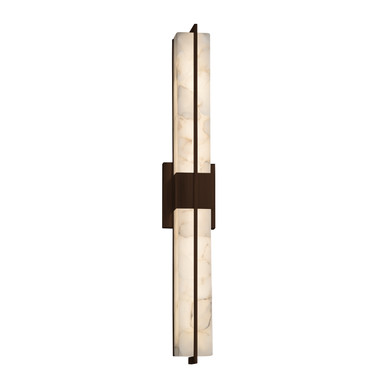 Bathroom Fixtures Cylindrical / Linear by Justice Designs ( 102 | ALR-9055-DBRZ Alabaster Rocks ) 