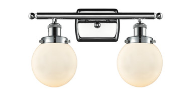 Bathroom Fixtures Two Lights by Innovations ( 405 | 916-2W-PC-G201-6 Ballston Urban ) 