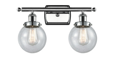 Bathroom Fixtures Two Lights by Innovations ( 405 | 916-2W-PC-G204-6 Ballston Urban ) 
