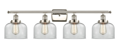Bathroom Fixtures Four Lights by Innovations ( 405 | 916-4W-PN-G72-LED Ballston Urban ) 