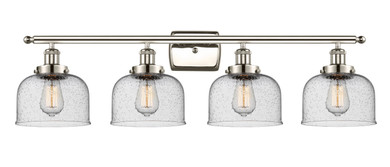 Bathroom Fixtures Four Lights by Innovations ( 405 | 916-4W-PN-G74-LED Ballston Urban ) 