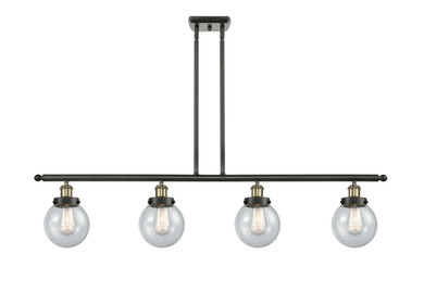 Linear/Island 4 Light + by Innovations ( 405 | 916-4I-BAB-G204-6 Ballston Urban ) 