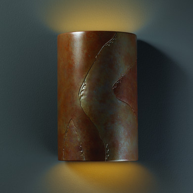 Sconces Directional/Cylinder by Justice Designs ( 102 | CER-5265-SLTR Ambiance ) 