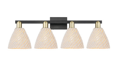 Bathroom Fixtures Four Lights by Innovations ( 405 | 716-4W-BAB-NBD-75-NAT Arcadia ) 
