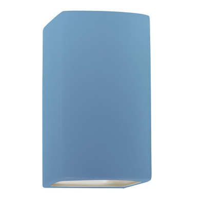 Exterior Wall Mt./Flush by Justice Designs ( 102 | CER-0955W-SKBL Ambiance ) 