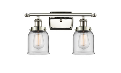 Bathroom Fixtures Two Lights by Innovations ( 405 | 916-2W-PN-G52-LED Ballston Urban ) 