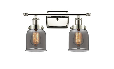 Bathroom Fixtures Two Lights by Innovations ( 405 | 916-2W-PN-G53-LED Ballston Urban ) 