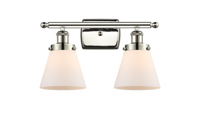 Bathroom Fixtures Two Lights by Innovations ( 405 | 916-2W-PN-G61-LED Ballston Urban ) 