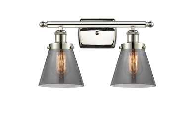 Bathroom Fixtures Two Lights by Innovations ( 405 | 916-2W-PN-G63-LED Ballston Urban ) 