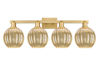 Bathroom Fixtures Four Lights by Innovations ( 405 | 716-4W-BB-G458-7ME Arcadia ) 