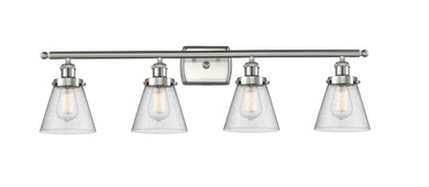 Bathroom Fixtures Four Lights by Innovations ( 405 | 916-4W-SN-G64-LED Ballston Urban ) 