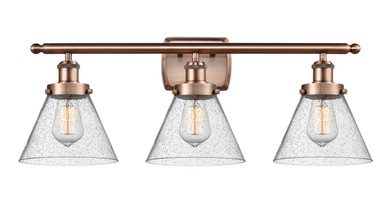 Bathroom Fixtures Three Lights by Innovations ( 405 | 916-3W-AC-G44-LED Ballston Urban ) 