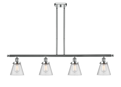 Linear/Island 4 Light + by Innovations ( 405 | 916-4I-PC-G64-LED Ballston Urban ) 