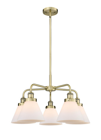 Mid. Chandeliers Glass Down by Innovations ( 405 | 916-5CR-AB-G41 Ballston Urban ) 