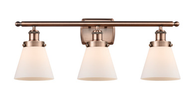 Bathroom Fixtures Three Lights by Innovations ( 405 | 916-3W-AC-G61-LED Ballston Urban ) 