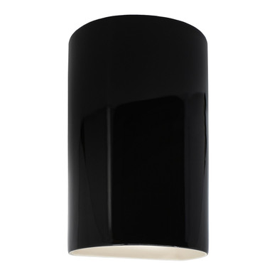 Exterior Wall Mt./Flush by Justice Designs ( 102 | CER-1260W-BLK-LED1-1000 Ambiance ) 