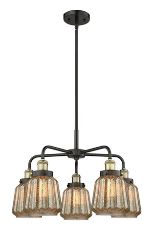 Mid. Chandeliers Glass Down by Innovations ( 405 | 916-5CR-BAB-G146 Ballston Urban ) 
