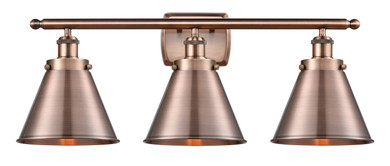 Bathroom Fixtures Three Lights by Innovations ( 405 | 916-3W-AC-M13-AC Ballston Urban ) 