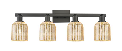 Bathroom Fixtures Four Lights by Innovations ( 405 | 716-4W-BK-G559-5ME Arcadia ) 