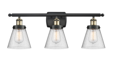 Bathroom Fixtures Three Lights by Innovations ( 405 | 916-3W-BAB-G64-LED Ballston Urban ) 