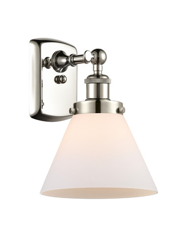 Sconces Single Glass by Innovations ( 405 | 916-1W-PN-G41-LED Ballston Urban ) 