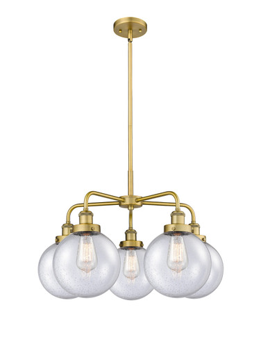 Mid. Chandeliers Glass Down by Innovations ( 405 | 916-5CR-BB-G204-8 Ballston Urban ) 