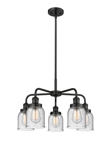 Mid. Chandeliers Glass Down by Innovations ( 405 | 916-5CR-BK-G54 Ballston Urban ) 