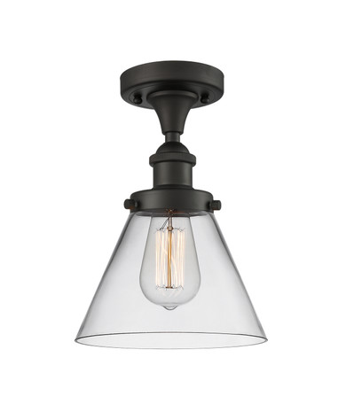 Semi-Flush Mts. Glass Down by Innovations ( 405 | 916-1C-OB-G42-LED Ballston Urban ) 