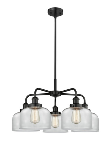 Mid. Chandeliers Glass Down by Innovations ( 405 | 916-5CR-BK-G72 Ballston Urban ) 