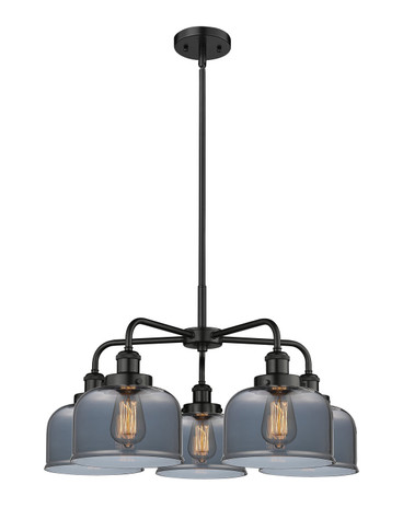 Mid. Chandeliers Glass Down by Innovations ( 405 | 916-5CR-BK-G73 Ballston Urban ) 