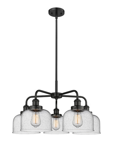Mid. Chandeliers Glass Down by Innovations ( 405 | 916-5CR-BK-G74 Ballston Urban ) 