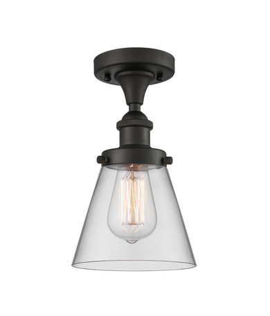 Semi-Flush Mts. Glass Down by Innovations ( 405 | 916-1C-OB-G62-LED Ballston Urban ) 