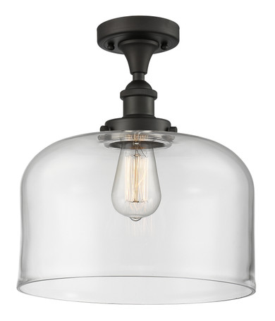 Semi-Flush Mts. Glass Down by Innovations ( 405 | 916-1C-OB-G72-L-LED Ballston Urban ) 