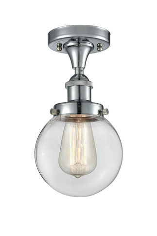 Semi-Flush Mts. Glass Down by Innovations ( 405 | 916-1C-PC-G202-6 Ballston Urban ) 