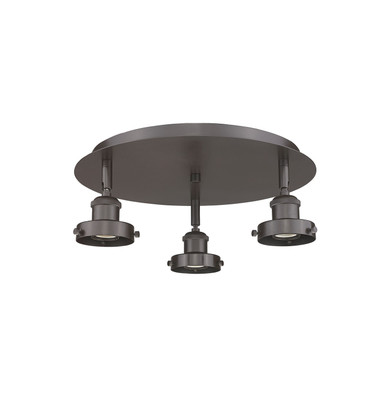 Semi-Flush Mts. Multi-port/Cluster by Innovations ( 405 | 916-3C-OB Ballston Urban ) 