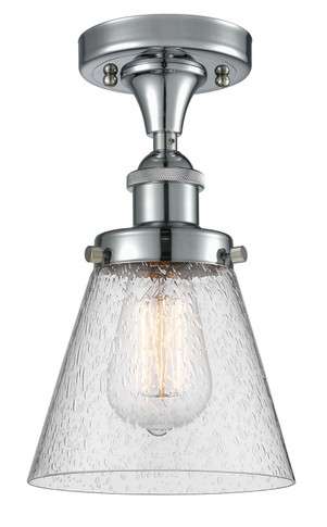 Semi-Flush Mts. Glass Down by Innovations ( 405 | 916-1C-PC-G64-LED Ballston Urban ) 