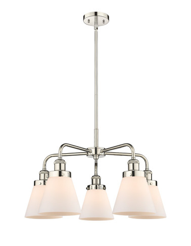 Mid. Chandeliers Glass Down by Innovations ( 405 | 916-5CR-PN-G61 Ballston Urban ) 