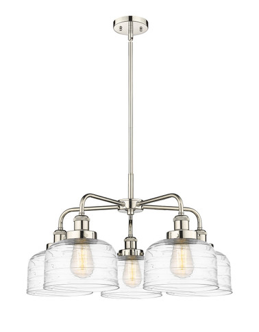 Mid. Chandeliers Glass Down by Innovations ( 405 | 916-5CR-PN-G713 Ballston Urban ) 