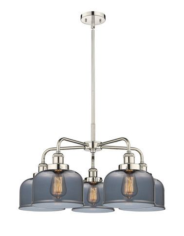 Mid. Chandeliers Glass Down by Innovations ( 405 | 916-5CR-PN-G73 Ballston Urban ) 