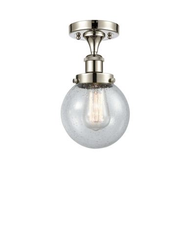 Semi-Flush Mts. Glass Down by Innovations ( 405 | 916-1C-PN-G204-6-LED Ballston Urban ) 